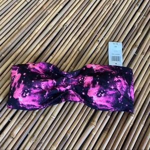 Hot topic bandeau pick galaxy bra top